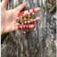 Vòng chỉ đỏ mix charm tự nhiên hàng TRẦM kiến-Phân khúc bình dân phổ thông-Trầm hương Hội an.