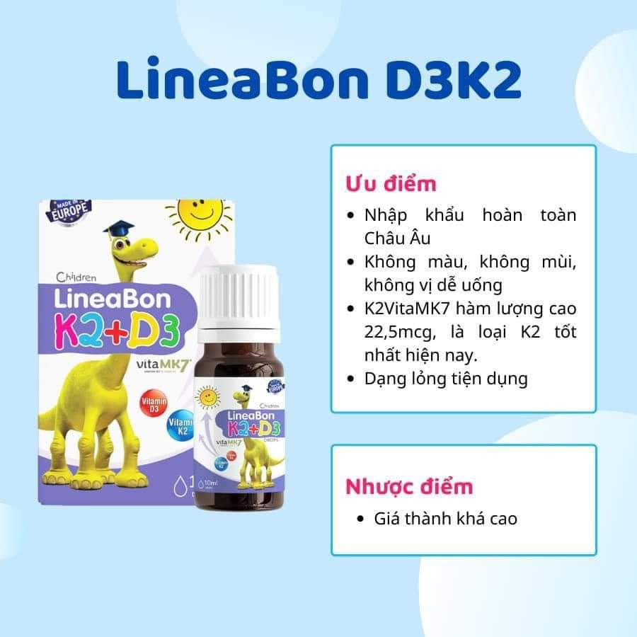 Vitamin D3+K2 Lineabon Shopee Việt Nam