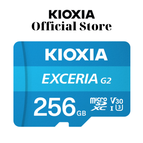 Thẻ nhớ Dung Lượng Lớn 1TB / 512GB / 256GB KIOXIA EXCERIA / EXCERIA G2 UHS-I C10 A1 U3 V30 4K  - Hàng Chính Hãng