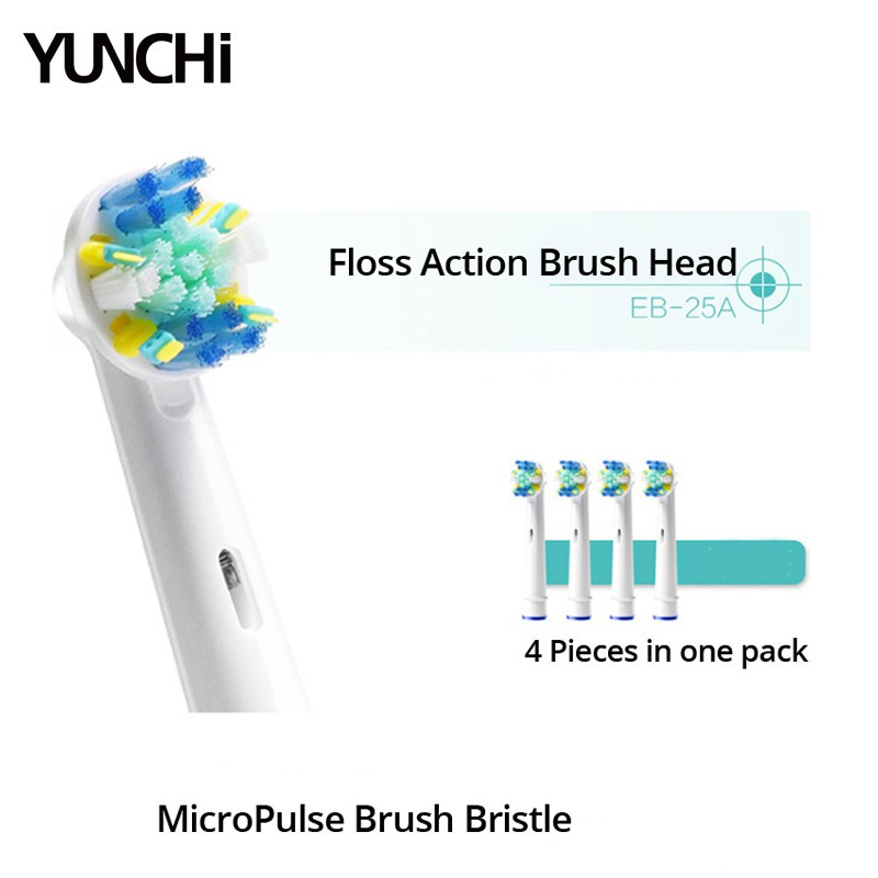 Set 4 đầu bàn chải đánh răng điện cho OralB