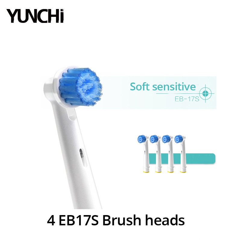 Set 4 đầu bàn chải đánh răng điện cho OralB