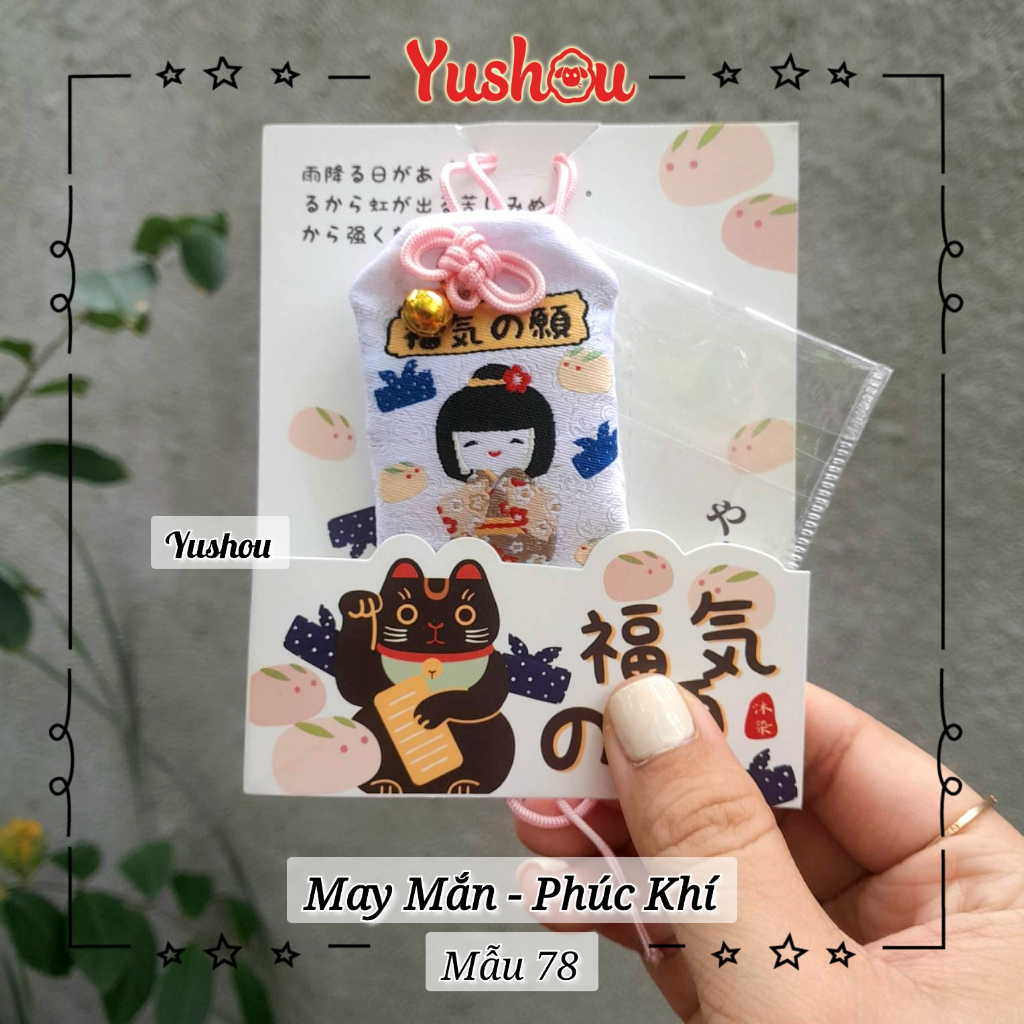 Túi Phước Yushou Linh Vật Nhật, Có sẵn, Quà tặng ý nghĩa.