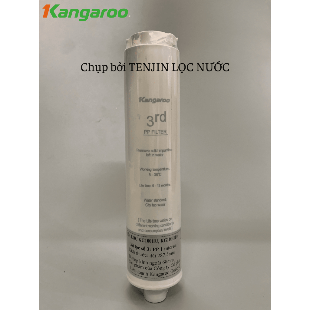 Combo 3 Lõi Lọc Thô 123 HU Kangaroo Dành Cho Model Máy KG100HU, KG100HU+, KG100MED, KG100EED, KG-Y1MED