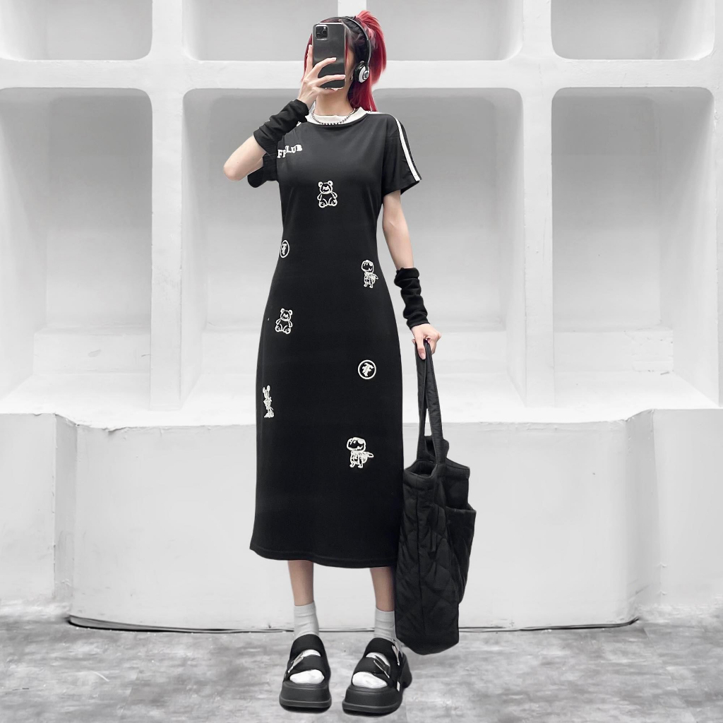 [ Outlet Thanh lí Season cũ ] ĐẦM DÀI FFCLUB MIX  2