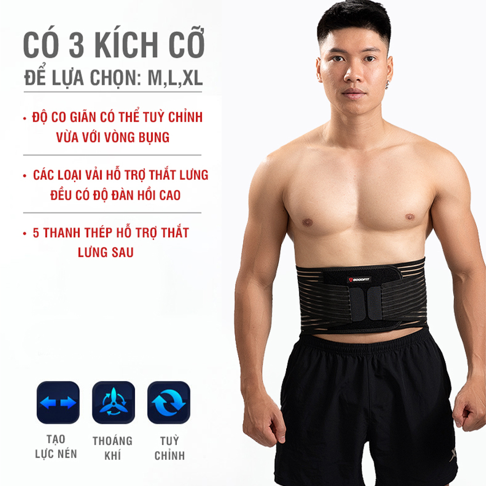Ảnh Đai lưng cột sống thoáng khí, có thanh nẹp GoodFit GF725WS 3