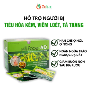 Gói uống giảm trào ngược dạ dày thực quản 5 phút, hết cảm giác buồn nôn ợ chua, ợ nóng | Fobe Ad
