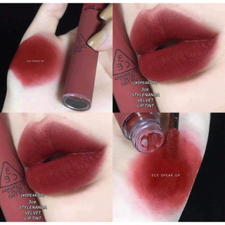 Son kem 3ce Speak Up Đỏ Hồng Ánh Nâu Trendy Cực Đẹp Bền Màu Hàng Chính Hãng Hàn Quốc