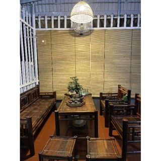 Mành Trúc cật che nắng mưa ban công rẻ nhất 1,2x2m, mành trúc che mưa nắng, trang trí quán