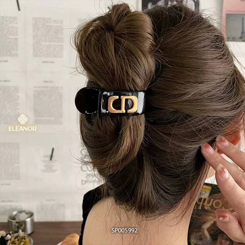 Kẹp tóc nữ Eleanor Accessories basic sang trọng phụ kiện tóc kẹp càng cua 5992
