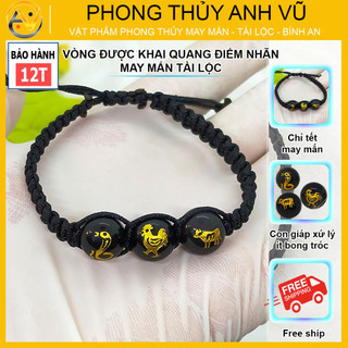 Vòng Tết Chỉ May Mắn Tam Hợp tỵ dậu sửu - Vòng tam hợp quý nhân tỵ dậu sửu - Bảo hành 12 tháng