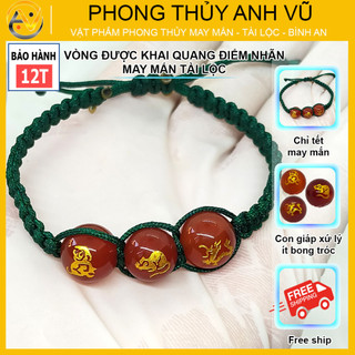 Vòng chỉ may mắn thân tý thìn - Vòng tam hợp quý nhân quý thần - Bảo hành 12 tháng