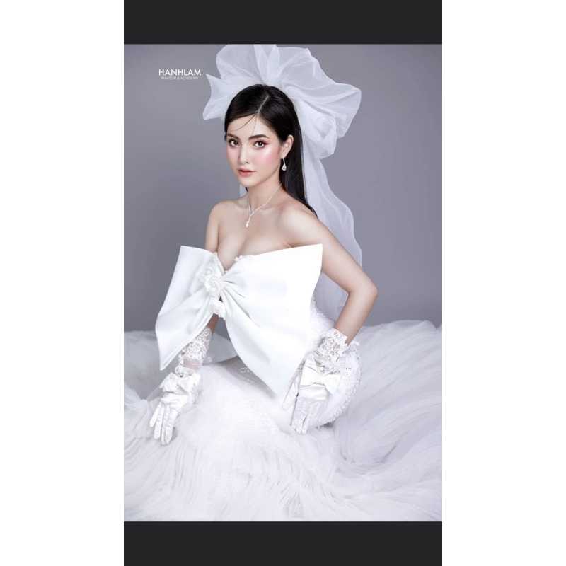 voan phồng cô dâu