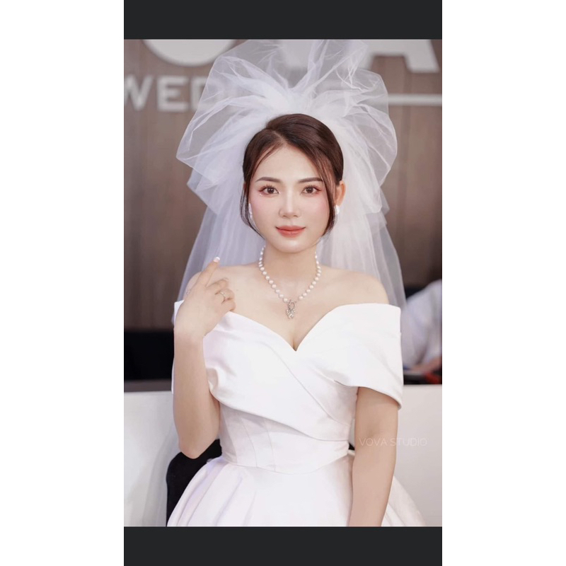 voan phồng cô dâu