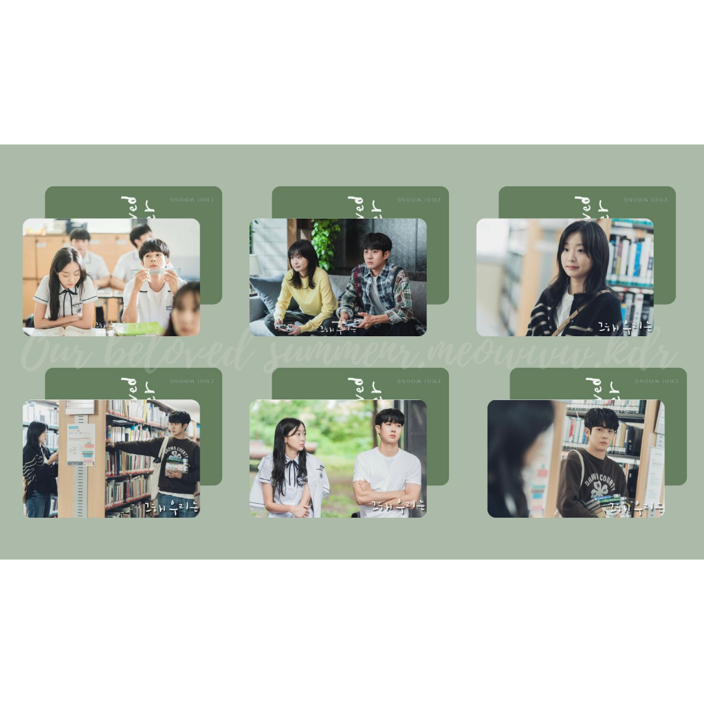 card bo góc otp "mùa hè yêu dấu của chúng ta"(our beloved summer)