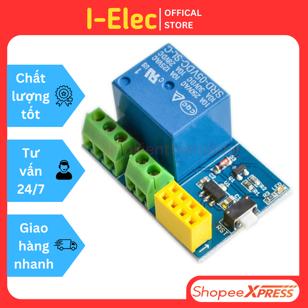 Module WiFi ESP8266 1 Relay 5V | Shopee Việt Nam