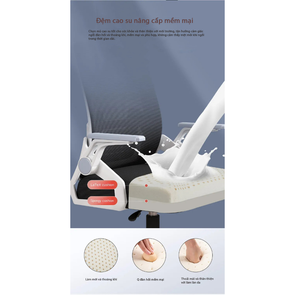 Ghế Xoay văn phòng Công thái học bảo vệ cột sống Thương hiệu VEGOR LIFE OFFICIAL - CTH TS04 | BigBuy360 - bigbuy360.vn