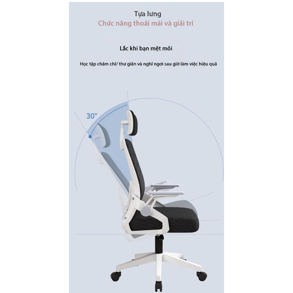 Ghế Xoay văn phòng Công thái học bảo vệ cột sống Thương hiệu VEGOR LIFE OFFICIAL - CTH TS04 | BigBuy360 - bigbuy360.vn
