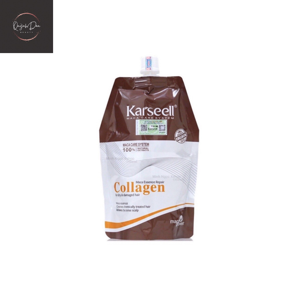 Kem Ủ Tóc Collagen Karseell Maca 500ML Phục Hồi Nuôi Dưỡng Tái Tạo Cấu Trúc Tóc Ngăn Ngừa Lão Hóa