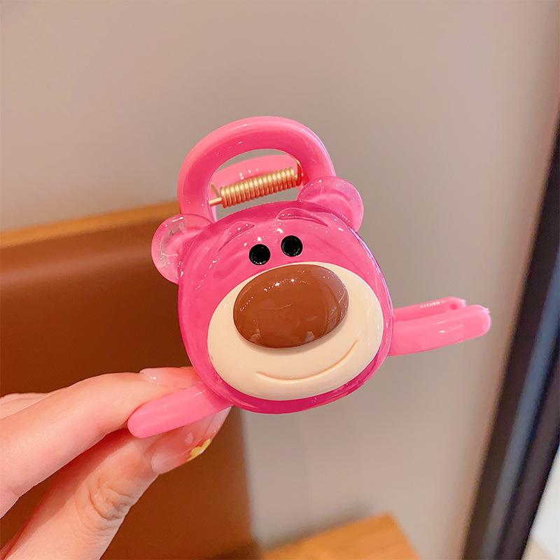 Kẹp Tóc Càng Cua Hoạt Hình Gấu Dâu Lotso/Kuromi/Melody/ Mặt Đáng yêu Phụ Kiện Tóc Empoli