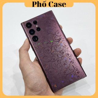 Miếng dán Full lưng viền vân xoắn cầu vồng Samsung S24Ultra S23Ultra S22Ultra S21Ultra Note 20Ultra Note 10plus S23 S22
