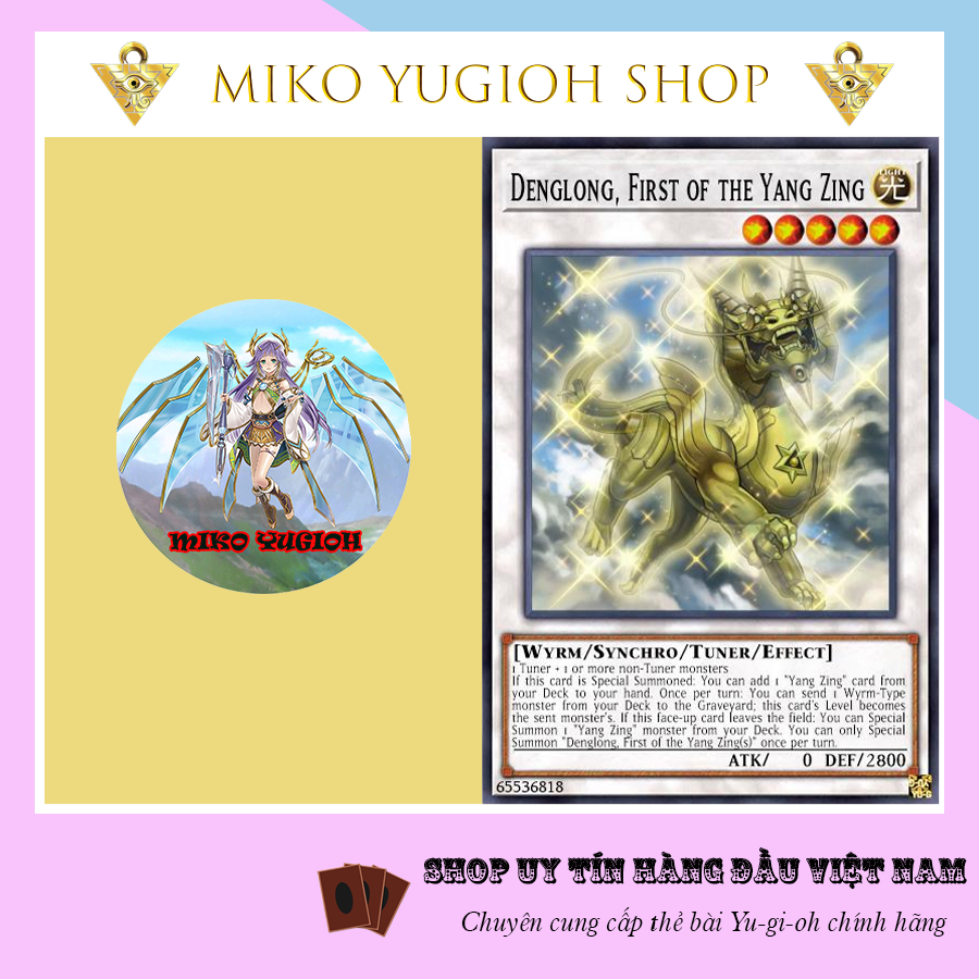 Miko Yugioh Thẻ Bài Yugioh Chính Hãng Tiếng Nhật Denglong First Of The Yang Zing Shopee 5047