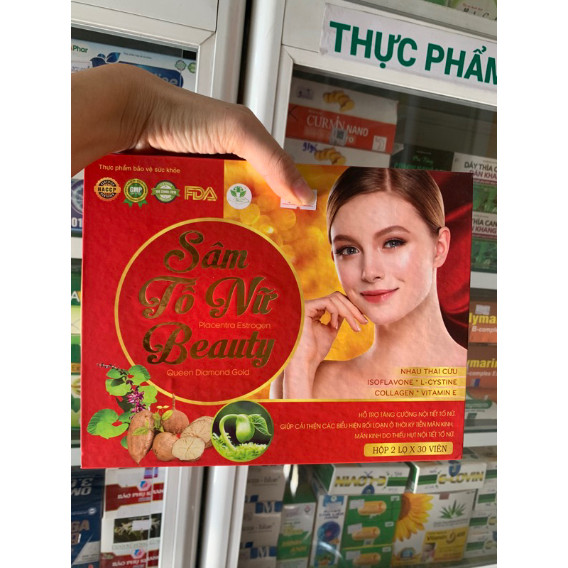 ✅(chính hãng) Sâm tố nữ beauty hộp 2 lọ 60 viên,date mới
