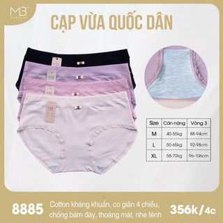 [CHÍNH HÃNG] Quần lót nữ MB kháng khuẩn cao cấp 8867 (8885)