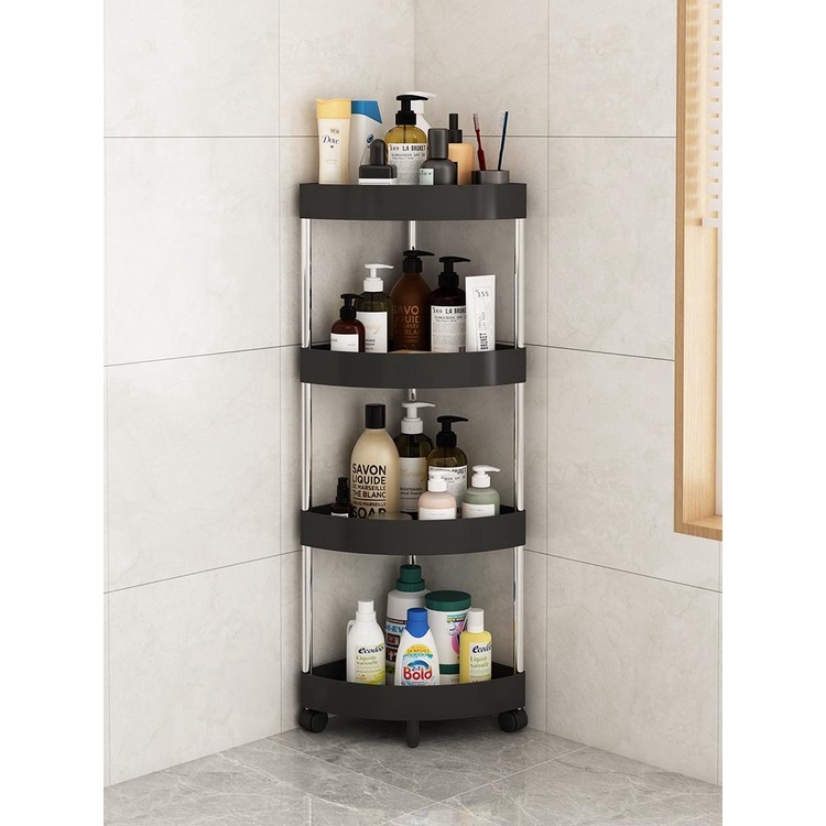 Kệ góc nhà tắm tam giác 3 tầng 4 tầng nhựa Việt Nhật | Giá để đồ nhà bếp | BigBuy360 - bigbuy360.vn