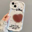 Ốp Điện Thoại Hình Trái Tim Cho iPhone 11 12 7 / 8 7plus 6s 6plus 12Pro 8plus xr xsmax x 11Promax 14 13 11Promax sk1066