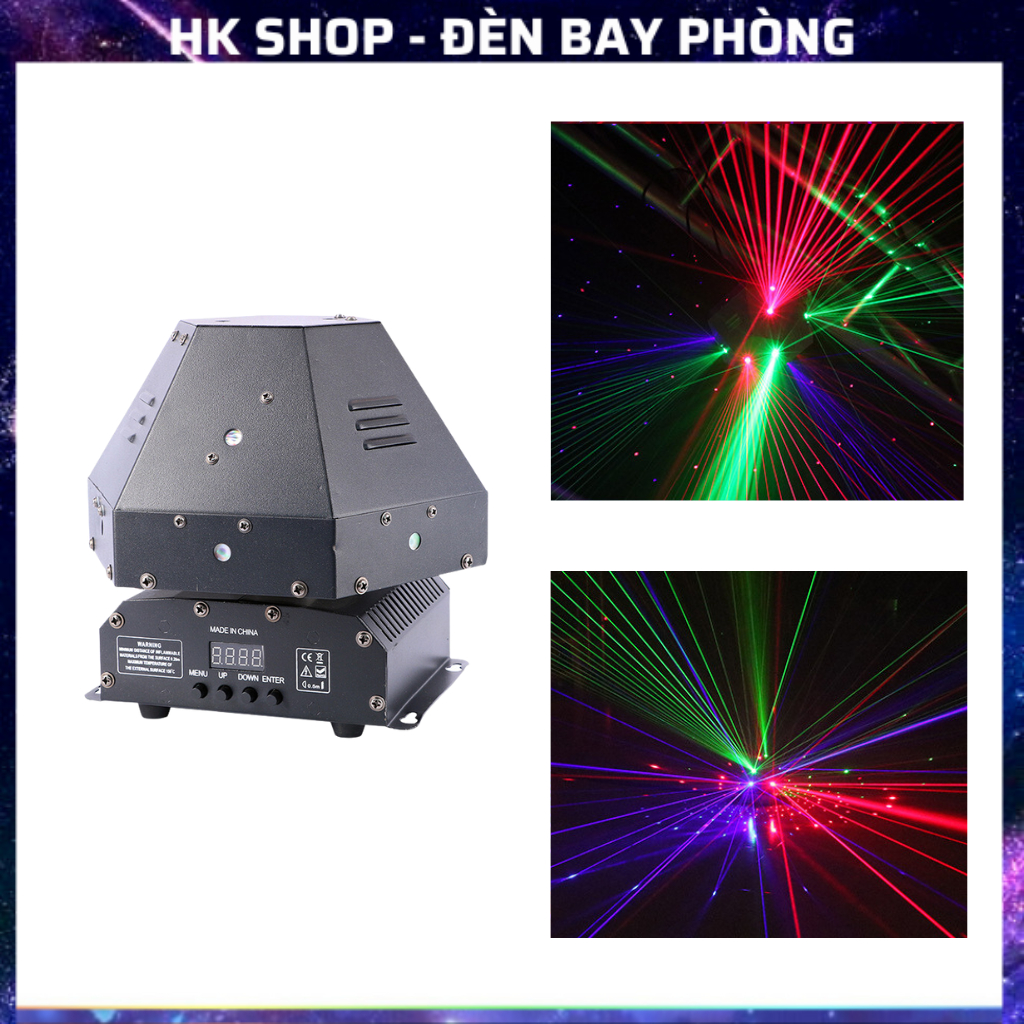 Đèn Sân Khấu Nấm Moving laser 11 măt bay phòng dùng cho bar pub karaoke [ Hàng Chính Hãng ]