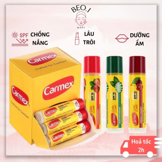 [HÀNG MỸ] Son dưỡng môi Carmex Carmex Lip Balm – Beoi Mart