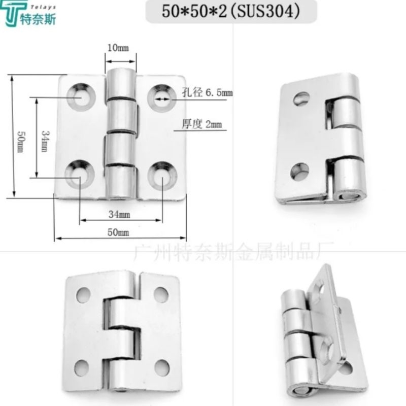 Bản lề INOX 304 dày 2mm- Bản lề tủ điện cao cấp INOX 304 | Shopee Việt Nam