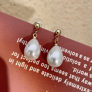 [ DAISYN ] N973 Bông tai mạ vàng 18k nữ ngọc nhân tạo giọt nước phụ kiện trang sức nhỏ xinh xắn