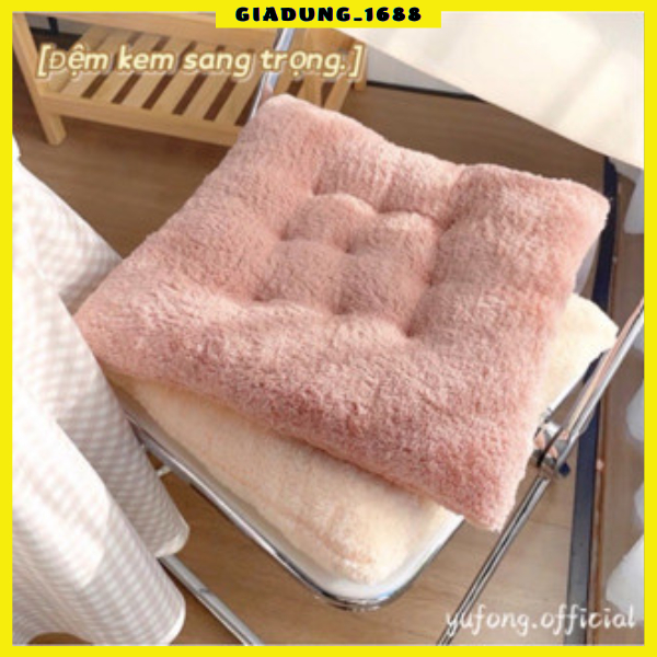 Đệm sang trọng Ghế ăn tại nhà hình vuông bằng nhung mềm (   hot)