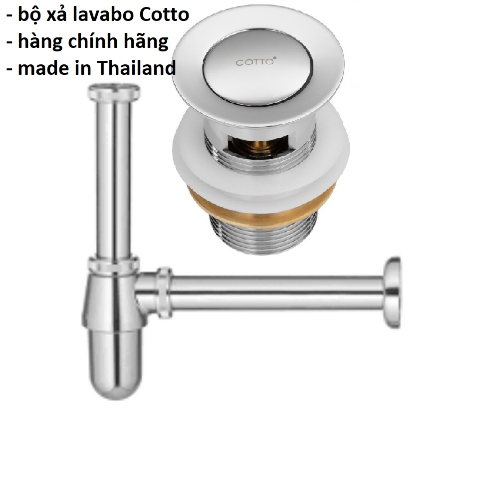 Bộ xả lavabo Cotto nhập khẩu Thai land gắn vừa với tất cả các loại ...