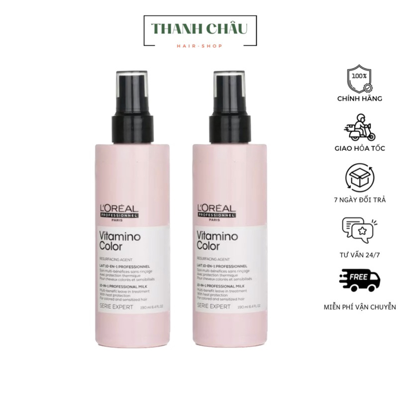 [LOREAL CHÍNH HÃNG] XỊT DƯỠNG TÓC L'OREAL VITAMINO COLOR 2021 ...