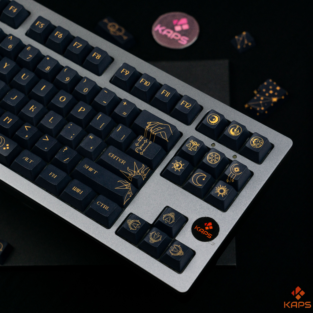 Keycap Constellation - 12 chòm sao - nhựa PBT profile Cherry in dyesub ...