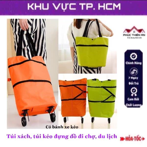 Túi xách, túi kéo đựng đồ đi chợ, du lịch có bánh xe - tiện dụng, đa năng