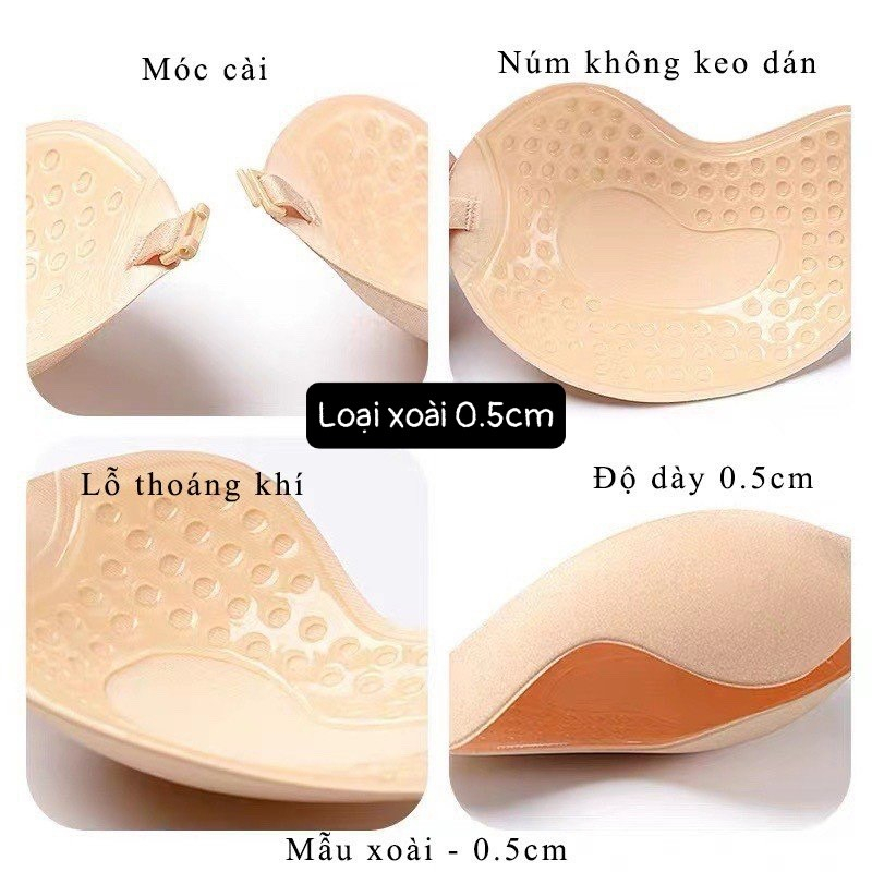 Áo dán ngực silicon cài trước giúp nâng ngực, chống tụt và tạo khe đủ mẫu - ảnh 5