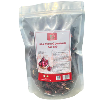 Hoa Atiso đỏ (Hibiscus) sấy khô Túi 250g NTFood - Nhất Tín Food