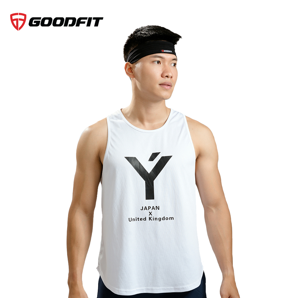 Băng đô thể thao nam, nữ Headband thấm mồ hôi trán GoodFit GF801SB băng trán thể thao co giãn