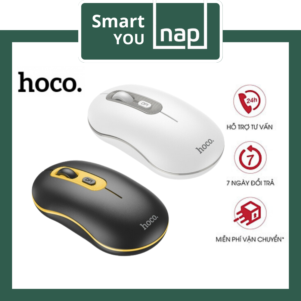 Chuột Không Dây Hoco GM21 Bản Mới - Hỗ Trợ Kết Nối 2.4G - Bảo hành 12 ...