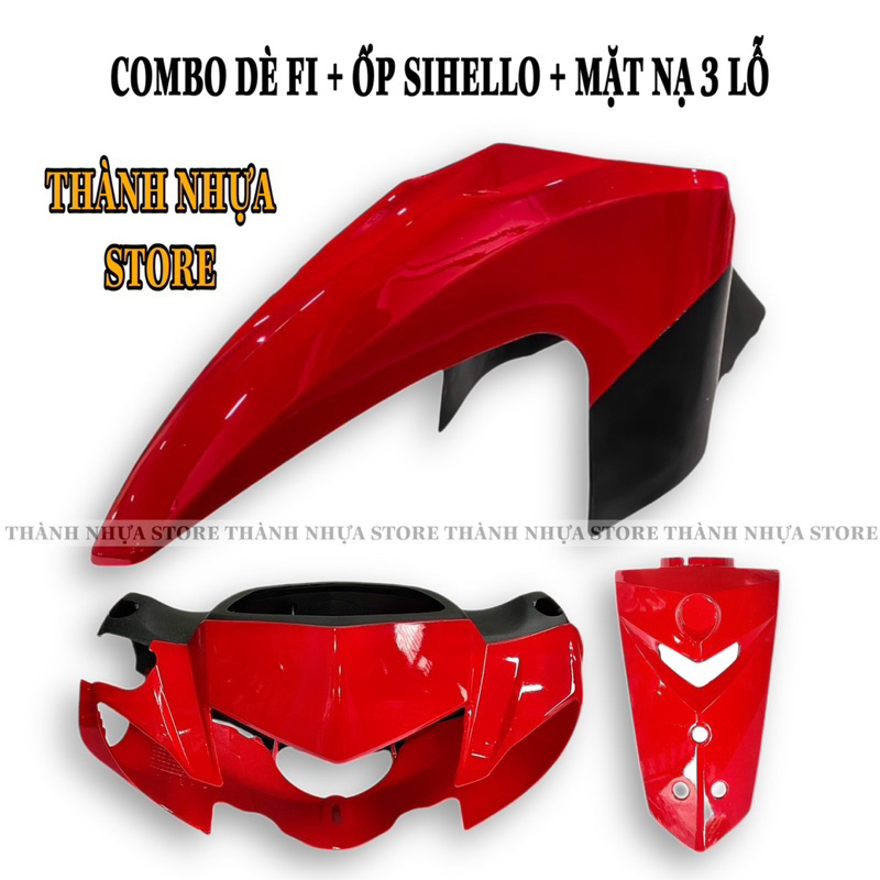 [COMBO] & [LẺ] Dè Fi Ốp sihello Mặt nạ 3 lỗ