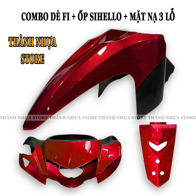 [COMBO] & [LẺ] Dè Fi Ốp sihello Mặt nạ 3 lỗ