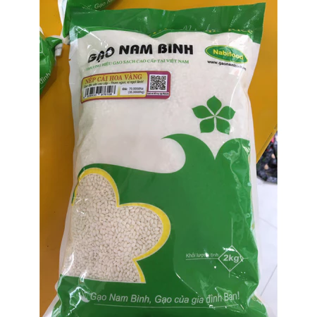 Gạo Nếp Cái Hoa Hàng- Gạo Lứt Đỏ - Gạo Lứt Thực Dưỡng Ăn Kiêng, Cơm Dẻo Thơm, Ngon Túi 2 Kg