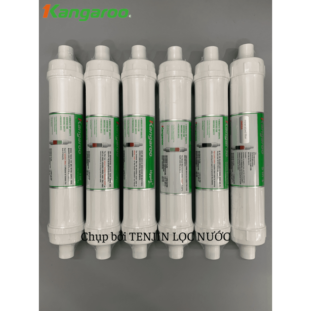 Combo 10 Lõi Lọc Nước Kangaroo Hydrogen Model KG100HP, KG100HG, KG100HC Gồm 123 Màng RO Fir OrpH HypH MINERAL Nano 5IN1
