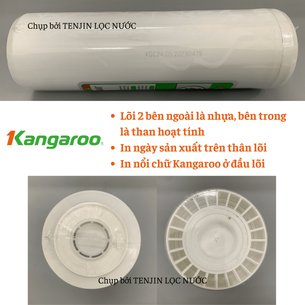 Combo 2 Bộ Lõi Lọc Thô Số 1-2-3 KANGAROO Chính Hãng- Lõi Lọc Nước Kangaroo 123 Chính Hãng