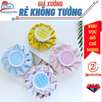 Túi Chườm Nóng Lạnh Đa Năng Giảm Đau Nhức, Chườm Bụng Sau Sinh Cho Nữ Cute Túi Chườm Y Tế Hình Tròn