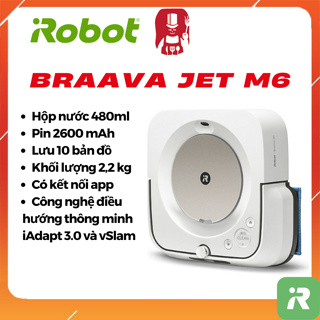 iRobot Braava Jet M6 (6110) robot chuyên lau nhà - Quang Vacuum