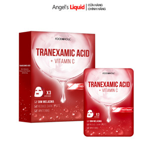 Combo 10 Mặt Nạ Foodaholic Tranexamic Acid Mờ Thâm Đỏ, Sạm Nám 23ml/miếng